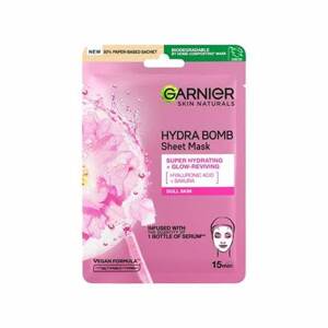 Garnier Skin Naturals Hydra Bomb plátenná maska s rozjasňujúcim účinkom