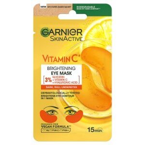 GARNIER SKIN NATURALS Rozjasňujúca očná maska Vitamin C, 1 ks