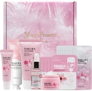 Your present Sakura Skin Care Sada na starostlivosť o pleť s extraktom z čerešňového kvetu, 20 ks