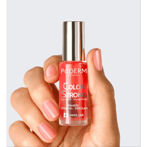 Poderm Color Strong Hardener Nail Polish - Gloss Vitality, 8ml