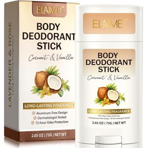 ELAIMEI Dezodorant na celé telo kokos a vanilka 75 g