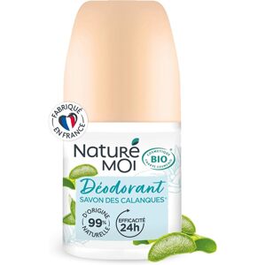 Nature Moi deodorant roll-on pre ženy s organickou aloe vera a horčíkom 50 ml--zelený vrchnák