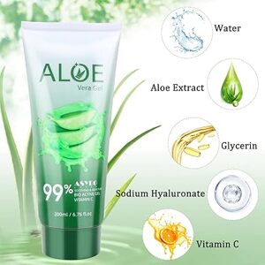 ASYBO 200 ml Aloe Vera gél – 99 % čistý organický