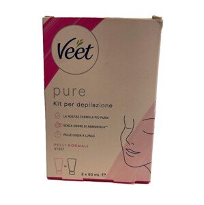 Sada na depiláciu tváre PURE VEET 2x50ml