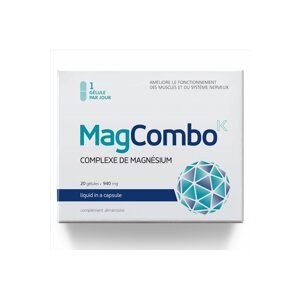 MAGCOMBO K MagCombo - koncentrovaný čistý horčík 20 kapsúl Exp.: 11/2025
