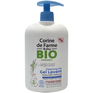 Corine De Farme Baby  micelárny gél na vlasy a telo pre deti, 500 ml
