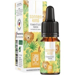 Naturtreu Kvapky vitamínu D3 a K2 pre deti, 10 ml Exp.: 9/2025