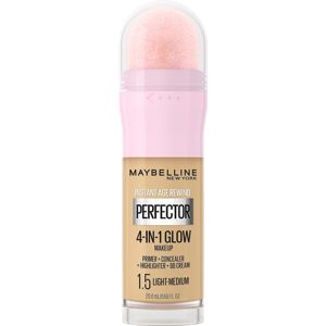 Maybelline PERFECTOR 4in1 glow makeup, 20ml, odtieň 1,5 light medium