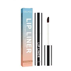 Eelhoe tetovací rúž Dlhotrvajúci make-up na pery 5 ml-odtieň Dark Brown