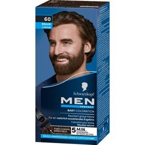 Schwarzkopf Men Perfect Bart coloration Farbenie fúzov 60 Natural Brown