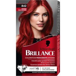 Schwarzkopf Intenzívna krémová farba na vlasy Brillance 842 Cashmere Red