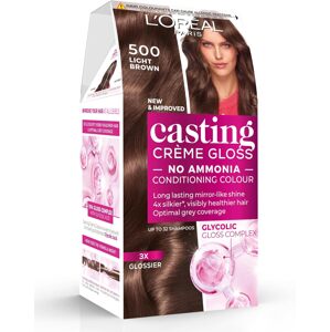L'Oréal Paris Casting Cream Gloss farba na vlasy - Light Brown 500