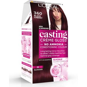 L'Oréal Paris Casting Cream Gloss farba na vlasy - Black Cherry 360
