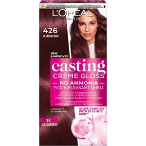 L'Oréal Paris Casting Cream Gloss farba na vlasy - 426 Auburn gaštanová-poškodená krabica