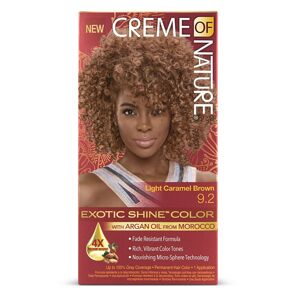Creme of Nature farba na vlasy 9,2 svetlo karamelovo hnedá, s arganovým olejom