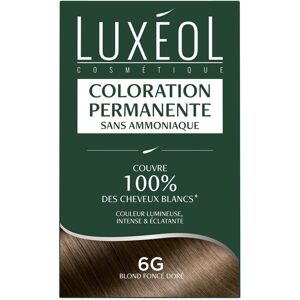 Luxéol LUXEOL COLORATION - Permanentná farba na vlasy 6G Tmavá zlatá blond