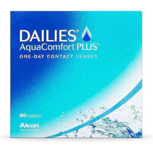 DAILIES Dailies, AquaComfort Plus,Kontaktné šošovky, 90ks,-3,00