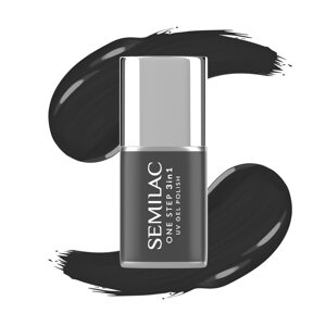 Semilac ONE STEP 3in1 farba čierna S190, 7ml