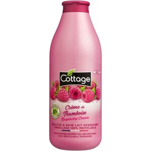 Cottage Hydratačné sprchové mlieko Rasberry Cream 750 ml