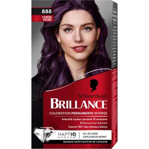 Schwarzkopf Intenzívna krémová farba na vlasy Brillance 888 Čierna čerešňa