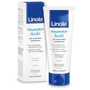 Dr. Wolff Linola lotion light Kyselina linolová telové mlieko 200ml-poškodená krabica