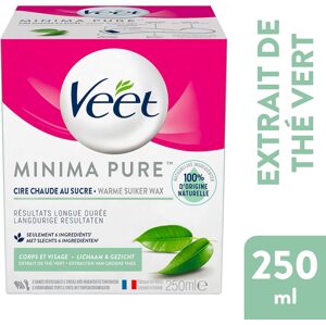 Veet Minima cukrový vosk zelený čaj 250 ml-bez drevenej špachtle