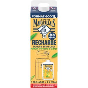 Le petit Marseillais Verbena & Lemon extra jemný sprchový gél 1 l-náplň