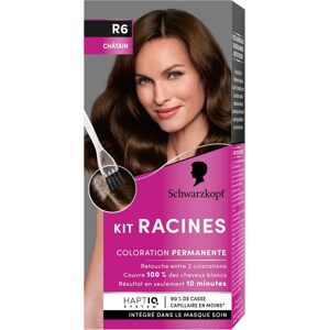 Schwarzkopf Kit RACINES permanentná farba na vlasy pre korienky R6 Hnedá