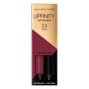 Max Factor Lipfinity Lip Colour 108 FRIVOLOUS