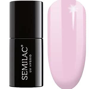 Semilac Extend UV lak na nechty 5 v 1, ružová farba 803 Delicate Pink, 7 ml