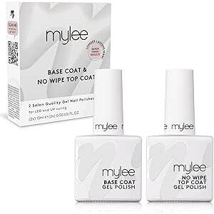 Mylee Nail Gel Polish Top & Base Coat2x15ml