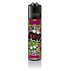 Clipper zapaľovač Best Friends Varianty: Weed Friends Netflix