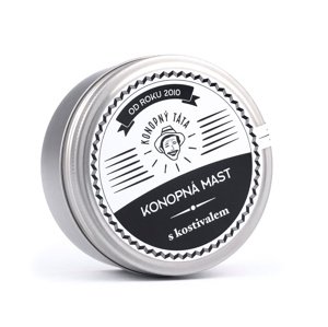 Konopný táta Konopná masť s kostihojom Hmotnosť: 200 ml