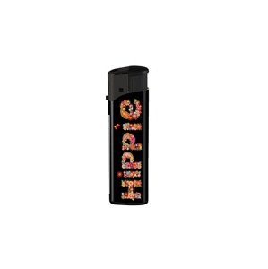 Spotrebná zapaľovač B! Flame Hippie Clipper motív: Hippie