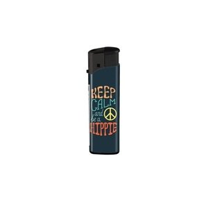 Spotrebná zapaľovač B! Flame Hippie Clipper motív: Keep Calm