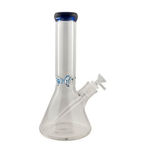 WeedShop Sklenený ice-bong 9mm 31 cm, rôzne farby Farba: Modrá