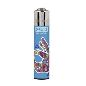Clipper zapaľovač Hippie Hands Clipper motív: Hippie Hands 2