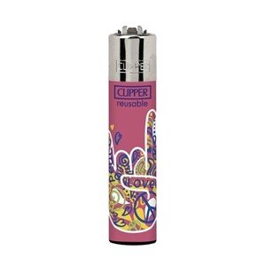 Clipper zapaľovač Hippie Hands Clipper motív: Hippie Hands 3