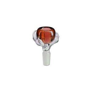 WeedShop Sklenený kotlík 14.5 mm Claw - rôzne farby Farba: Oranžová