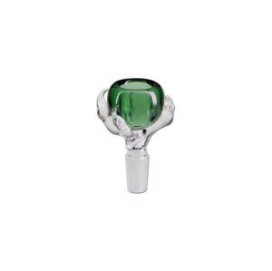 WeedShop Sklenený kotlík 14.5 mm Claw - rôzne farby Farba: Zelená