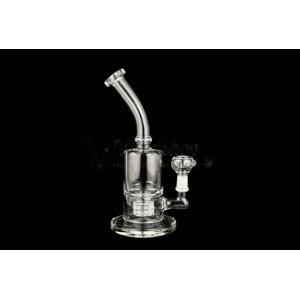 WeedShop Sklenený bong s drum perkoláciou, 25,5 cm