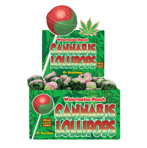 Dr. Greenlove Konopná lízanka Watermelon Punch