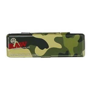 Kovový obal RAW na King Size cigaretové papieriky Varianty: camuflage