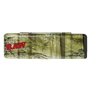 Kovový obal RAW na King Size cigaretové papieriky Varianty: forrest