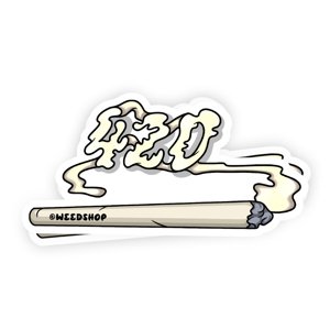 Nálepka 420 joint - Weedshop
