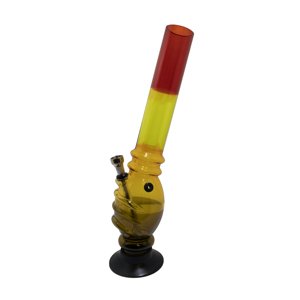 WeedShop Šikmý, farebný akrylový bong, 32 cm