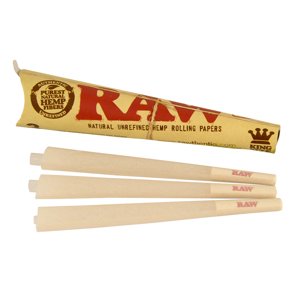 Predrolované kónické dutinky RAW Organic 3 ks