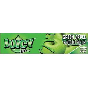 Juicy Jay's Ochutené papieriky Juicy KS Slim Kyslé Jablko