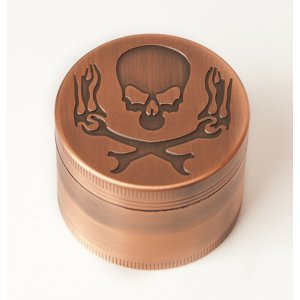 WeedShop Medená drvička ø 50 mm Varianty: Skull drvička