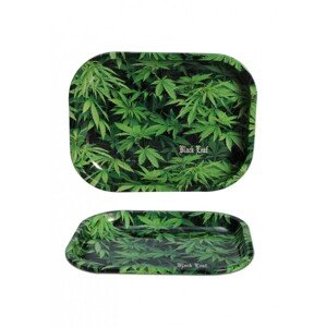 Black Leaf Kovový podklad s motívom Hemp